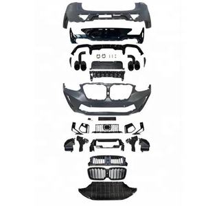 Kit de mejora de cuerpo ancho para <span class=keywords><strong>BMW</strong></span> <span class=keywords><strong>X4</strong></span> G02 2021 a X4M LCI F98 <span class=keywords><strong>2022</strong></span>, difusor de parachoques trasero, alerón lateral, falda, labio, rejilla delantera, tuneado - Product Image 1