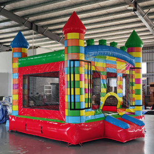 Castello Gonfiabile Commerciale di Grado Professionale, Colori Pastello, con Pannelli Artistici, Modello Transformers, in <span class=keywords><strong>Vendita</strong></span> - Product Image 2