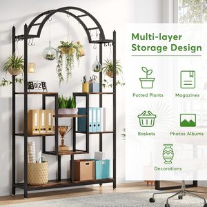 plant stand wood indoor Shop Handcrafted Large Modern Wood Plant Stand