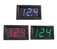 Voltmètre CC double ligne 30,0 V avec affichage numérique LED de 0,56 pouce, protection contre l'inversion de polarité CC 3 V-30,0 V