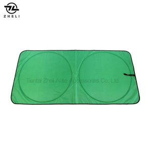 สองลวดวงกลมพับรถม่านบังแดดสำหรับรถด้านหน้าดวงอาทิตย์ - Product Image 2