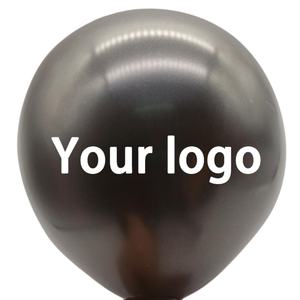 Ballons en latex écologiques de différentes tailles et types, avec logo personnalisé imprimé, durables - Product Image 3