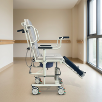 Chaise de transfert hydraulique pour patients paralysés et personnes âgées, design réglable, style contemporain, multi-usages