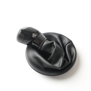 Cache-poussière en cuir noir pour pommeau de levier de vitesse de voiture, modèle 301, couleur unie, compatible avec les housses de volant - Product Image 3