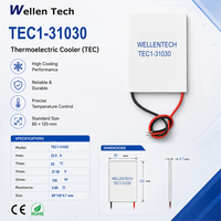 Dispositifs Peltier à température contrôlée TEC1-31030 80x120x4.7 mm 700 W pour le contrôle de la température des armoires électriques