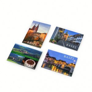 Tourism Souvenir Custom Country City Name Thin Magnet Tin Plate Ref Magnets for <b>Fridge</b> Printed With Logo - Product Image 2