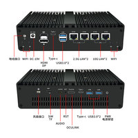 Mini PC Industrial Mikrotik Ubuntu Linux con AMD R5 7640HS2, 2.5G NIC, Soft Router, Tipo-C Oculink, DDR5, IA, Doble LAN 10G