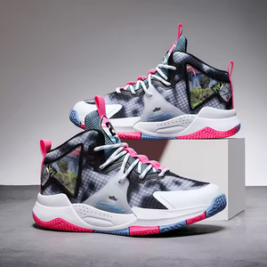 Chaussures de basketball unisexe haute élasticité, respirantes, style designer, pour jeunes et étudiants, idéales pour le sport en extérieur - Product Image 6