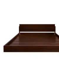 シングル/ダブルベッドモダンでシンプルなベッドルーム家具木製ベッド