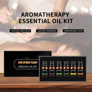 Huile essentielle 100% pure d'<span class=keywords><strong>eucalyptus</strong></span>, de lavande, de citronnelle, de menthe poivrée et d'arbre à thé, d'orange pour diffuseur d'arômes, massage, soin de la peau/cheveux - Product Image 2