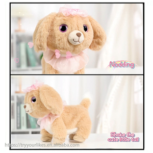 Ept kinh doanh vàng con chó âm nhạc <span class=keywords><strong>Robot</strong></span> con chó Pet RC đồ chơi 2025 New arrivals điều khiển từ xa con chó động vật đồ chơi cho trẻ em - Product Image 4