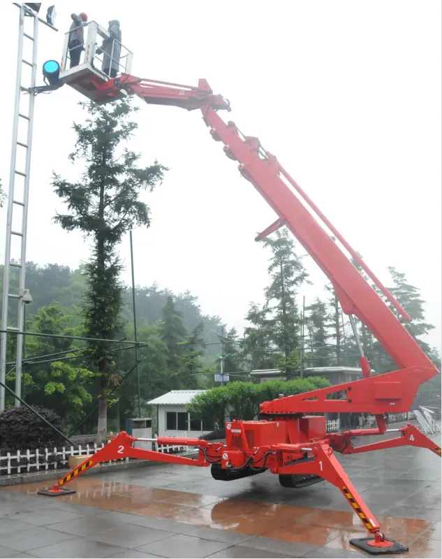 Crawler Spider Elevator Can Adapt To The Application Of Rough Ground Site And Crawler Walking Braking Climbing Capacity Of 36%