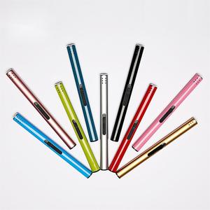 Vente en gros de briquets de barbecue en alliage à flamme bleue Allumeur de bougie coupe-vent puissant avec logo personnalisé pour cuisinière et occasions de fête - Product Image 1
