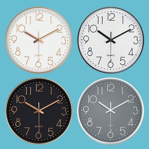 Plastic <b>Silent</b> <b>Wall</b> <b>Clock</b> Nordic Quartz <b>Clock</b> Three-Dimensional Digital Scale <b>Wall</b> <b>Clock</b> Wholesale 12 Inch 30CM - Product Image 1