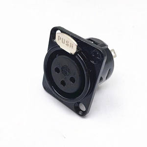 <span class=keywords><strong>3</strong></span>/4/5 Pins XLR-Buchsen halterung Vernickeltes XLR-Buchsen gehäuse Mikrofon MIC-Kabel anschluss Kabel anschluss - Product Image 3