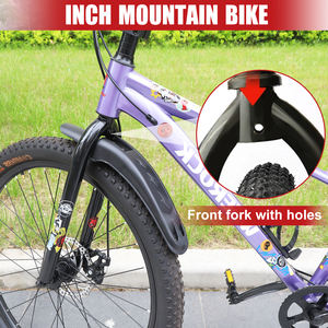 ZUKKA garde-boue en plastique 26 ''avec bavettes souples ensemble d'ailes de vtt bicolore - Product Image 3