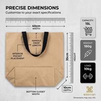 Bolsa de Papel Tyvek DuPont de Primera Calidad, Elegante y Lujosa, para Regalos Corporativos, Clientes VIP, Cestas Navideñas