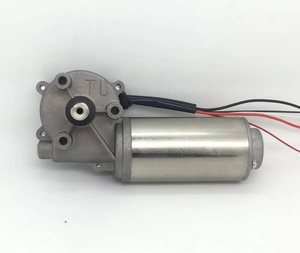 Motor de Corriente Continua con Autobloqueo, Engranaje de Tornillo Sin Fin Pequeño, 12V/24V 50W 30rpm, Motor de Escritorio Ajustable con Orificio Hexagonal, Bajo Ruido - Product Image 4