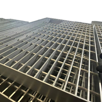 Rejilla de Acero Inoxidable con Recubrimiento de Zinc para Exteriores, Pasarela, Entrada de Vehículos y Cubierta de Edificios, Diseño Industrial de Alta Tenacidad, Precio de Fábrica