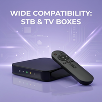 Receptor USB Universal Inalámbrico Plug-and-Play para Proyector de TV Inteligente con Código de Aprendizaje y Batería AAA para Control Remoto