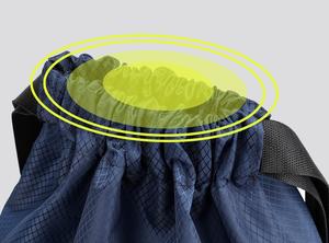 Sac à dos de sport pliable unisexe en polyester imperméable avec cordon de serrage pour la randonnée et les voyages – Vente en gros - Product Image 6