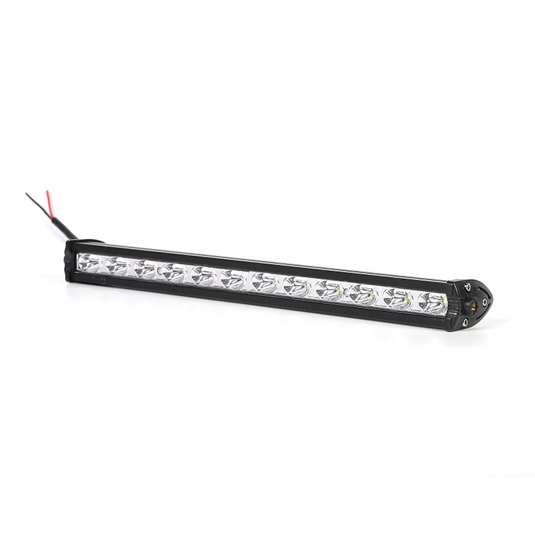13 inch single row 36w brightest led light bar engineering vehicle automotive work light