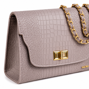 Sac à main classique pour femme, haute durabilité, durée de vie de 10 à 15 ans, en cuir vegan effet croco, pour le commerce d'importation - Product Image 6