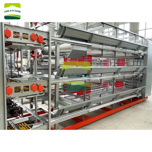 Sistema de Jaulas de Gran Escala Personalizado - Alojamiento de Pollos Tipo H Totalmente Automático para Granjas Comerciales de <span class=keywords><strong>Huevos</strong></span> - Product Image 2
