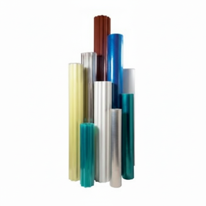 Rouleau de fibre de verre ondulé de couleur neutre haute résistance flexible 2,50 x 40 m, panneau FRP industriel durable pour la toiture - Product Image 1