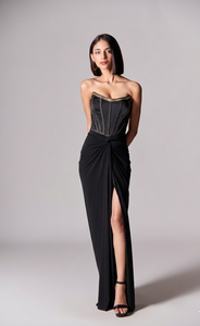 Conjunto de Saree de Satén Bordado Premium para Mujer, Tela de Secado Rápido, Ajuste Regular para Todas las Temporadas, Traje Étnico para Fiestas AKS GROUP - Product Image 2