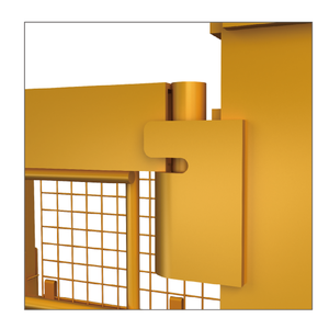 قفص حاوية فولاذية للتخزين قابل للطي بسعر المصنع في الصين - Product Image 2