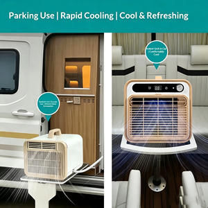 Aire Acondicionado Portátil Split de 5000 BTU, Sin Instalación, 110V 220V, Control por WiFi y App, Silencioso, Móvil, con R290, para Camping y Tiendas de Campaña - Product Image 6