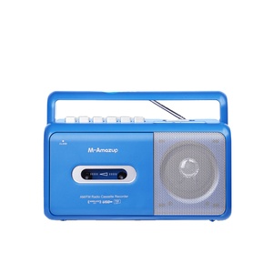 เครื่องเล่นเทปพกพาขายดีจากโรงงาน รุ่น MT3 พร้อมวิทยุ AM FM ช่องเสียบ USB แบตเตอรี่แบบชาร์จได้ ลำโพงในตัว และไฟฉาย - Product Image 1