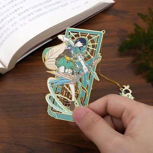 Marque-page Anime de Haute Qualité Prix Usine, Marque-page Métallique Kawaii Personnage de Jeu en Stock - Product Image 6