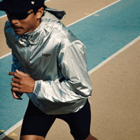Chaquetas Cortavientos Impermeables Personalizadas para Correr al Aire Libre, Ligeras, Resistentes a las Arrugas, Transpirables, de Secado Rápido y con Capucha