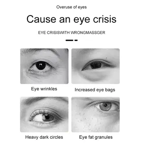 Neue elektrische Augen pflege <span class=keywords><strong>massage</strong></span> Wärme kompression Tragbare intelligente <span class=keywords><strong>Massage</strong></span> Vibrierende Augen <span class=keywords><strong>massage</strong></span> gerät Gesichts schönheit - Product Image 3
