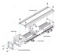 Module linéaire WDKK 86 Original Série KK, Actionneur linéaire Robot mono-axe, Guide linéaire haute précision pour l'automatisation des glissières
