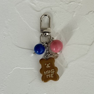 Regalo para Mujeres y Niñas, Accesorio para Bolsos DIY, Colgante de Esmalte Colorido, Llavero de Oso HUG <span class=keywords><strong>ME</strong></span>, Lindo Amuleto de Oso Gomoso Kawaii - Product Image 6