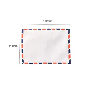 Cross border Mailable International Vintage Kraft Paper Envelope Self adhesive Sealing Postcard White Air Envelope