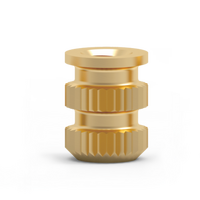 High Strength Mold-In Brass Insert C3604 for Automotive Air Intake