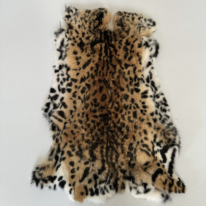 Pelle <span class=keywords><strong>di</strong></span> Coniglio Vera con Stampa Leopardata e Tigrata, Morbida Pelle per Artigianato Fai-da-Te, Fodere, Abbigliamento - Product Image 5