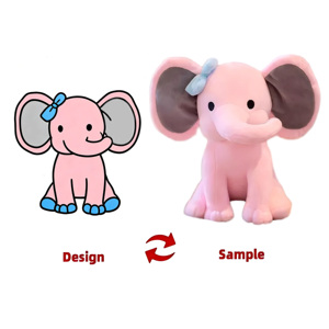 Peluche personalizzato a forma di cucciolo di cane, simpatico animale di peluche imbottito con cotone PP, ideale come regalo di alta qualità - Product Image 4