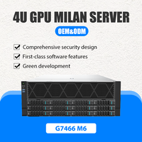 Serveur GPU en rack LX nouvelle génération à refroidissement efficace G7466M6 double socket AMD EPYC 9004/9005 24 Go DDR5 10 double largeur