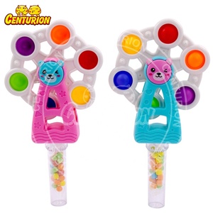Bonbons durs en plastique personnalisés en forme d'ours de dessin animé pour enfants, <span class=keywords><strong>à</strong></span> presser, pour le sport et les loisirs - Product Image 1