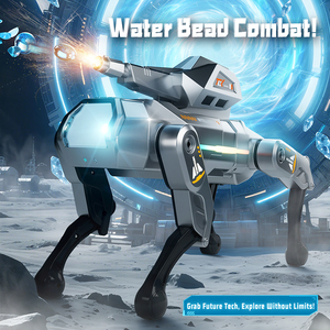 Robot chien éducatif HDX à intelligence artificielle pour enfants (5-13 ans) avec contrôle gestuel, tir de balles d'eau et fonction de pulvérisation de fumée - Product Image 1