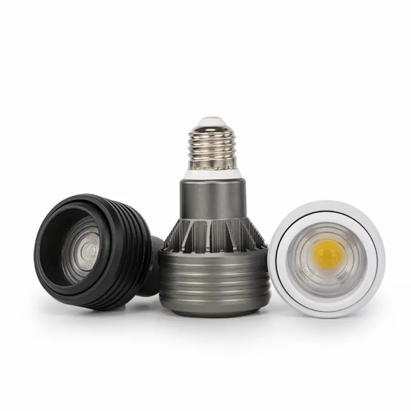 Customized Dimmable Led Par Lamps AC110V AC220V Acrylic Lens COB Chip Downlights Spotlight Par20 Light Bulb