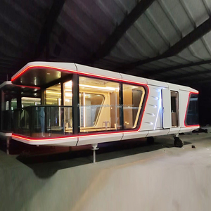 <span class=keywords><strong>Maison</strong></span>-conteneur modulaire autonome intelligente, moderne, avec accès à l'<span class=keywords><strong>eau</strong></span> et à l'électricité, pour séjour, camping et type cabine Apple, pour parcs - Product Image 4
