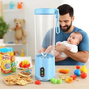 Licuadora Portátil Recargable por USB de 550 ml con LED, Mini Licuadora Saludable para Cocina, Uso Doméstico, OEM ODM, Portátil para Gimnasio - Product Image 2