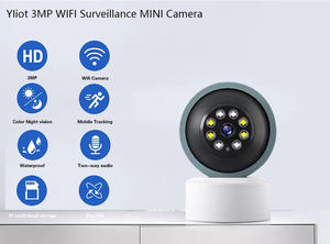 Caméra de <span class=keywords><strong>surveillance</strong></span> pour bébé et animaux de compagnie de qualité supérieure, FHD 1080p, Wifi, caméra IP, moniteur pour bébé, suivi intelligent sans fil, caméras Wifi - Product Image 2
