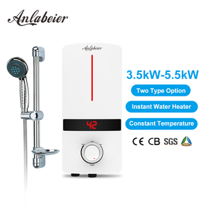 230V 4.5kW OEM ODM Available ABS Plastic Casing Constant Temp Suitable for Kitchen Sink compact electric shower heater - Product Image 2
